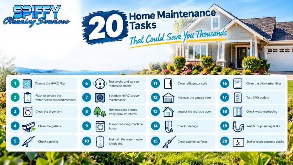 20 Home Maintenance Tasks That Could Save You Thousands