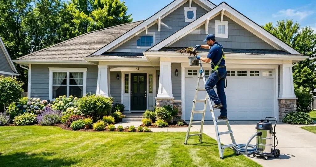 gutter cleaning service